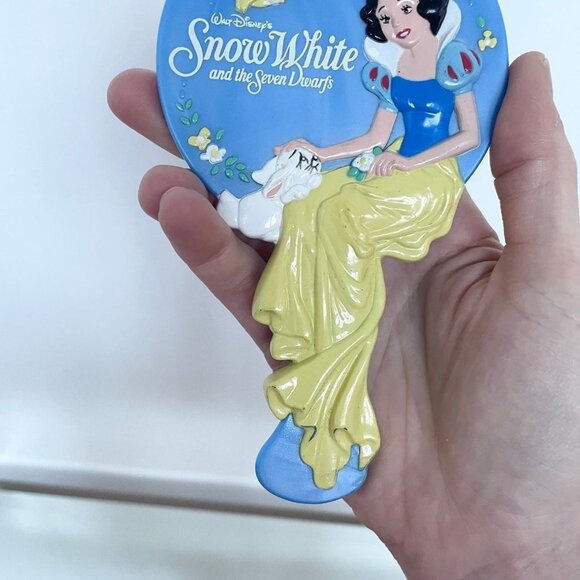 Vintage 1993 Disney Snow White and Seven Dwarfs hand mirror - Picture 4 of 5